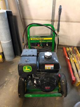 John Deere Gas Powered Pressure Washer, 3,800 PSI, 4GPM w/ Gonda GX Engine, Clean