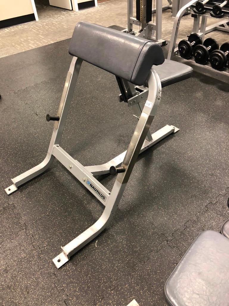 Nautilus Preacher Curl Bench