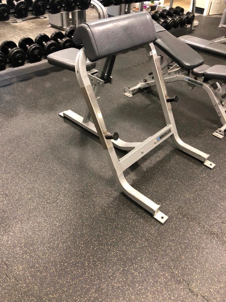 Nautilus Preacher Curl Bench