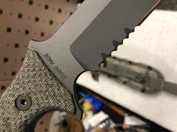 Idaho Made Harsey Fixed Blade Survival Knife w/ Camo Sheath