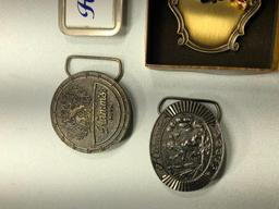 Lot of 8 Hamm's Beer Belt Buckles