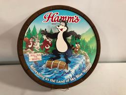 Hamm's Roll Out The Barrel Dancing Bear Hamm's Beer Bear and Friends Sign