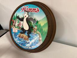 Hamm's Roll Out The Barrel Dancing Bear Hamm's Beer Bear and Friends Sign