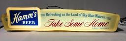 Hamm's Beer - Take Some Home - Lighted Beer Sign