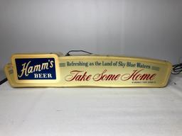 Hamm's Beer - Take Some Home - Lighted Beer Sign