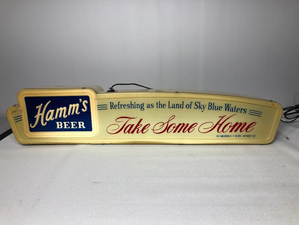 Hamm's Beer - Take Some Home - Lighted Beer Sign