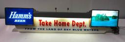 Hamm's Beer - Take Home Dept. Lighted Beer Sign