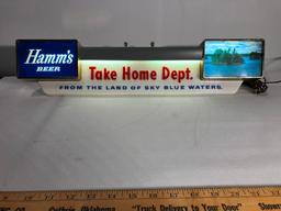 Hamm's Beer - Take Home Dept. Lighted Beer Sign