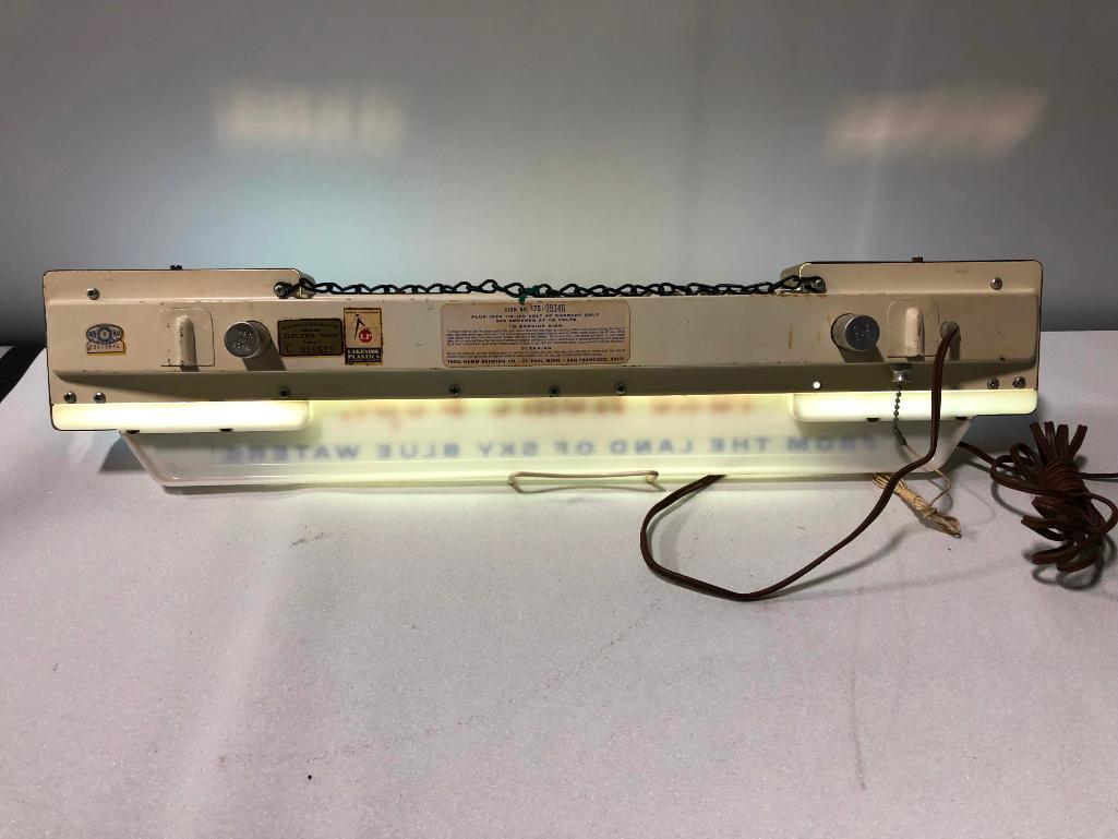 Hamm's Beer - Take Home Dept. Lighted Beer Sign