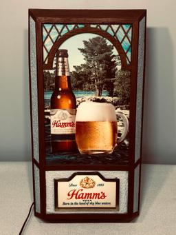 Hamm's Beer Mid-Century Modern Lighted Beer Sign