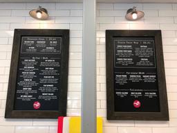 Wood Framed Menu Boards, Lot of 3