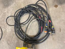 Portable Power Distribution Center, 30 Amps, 125/250 Volts, 8 Outlets, Model# 6507GU w/ HD 220v Cord