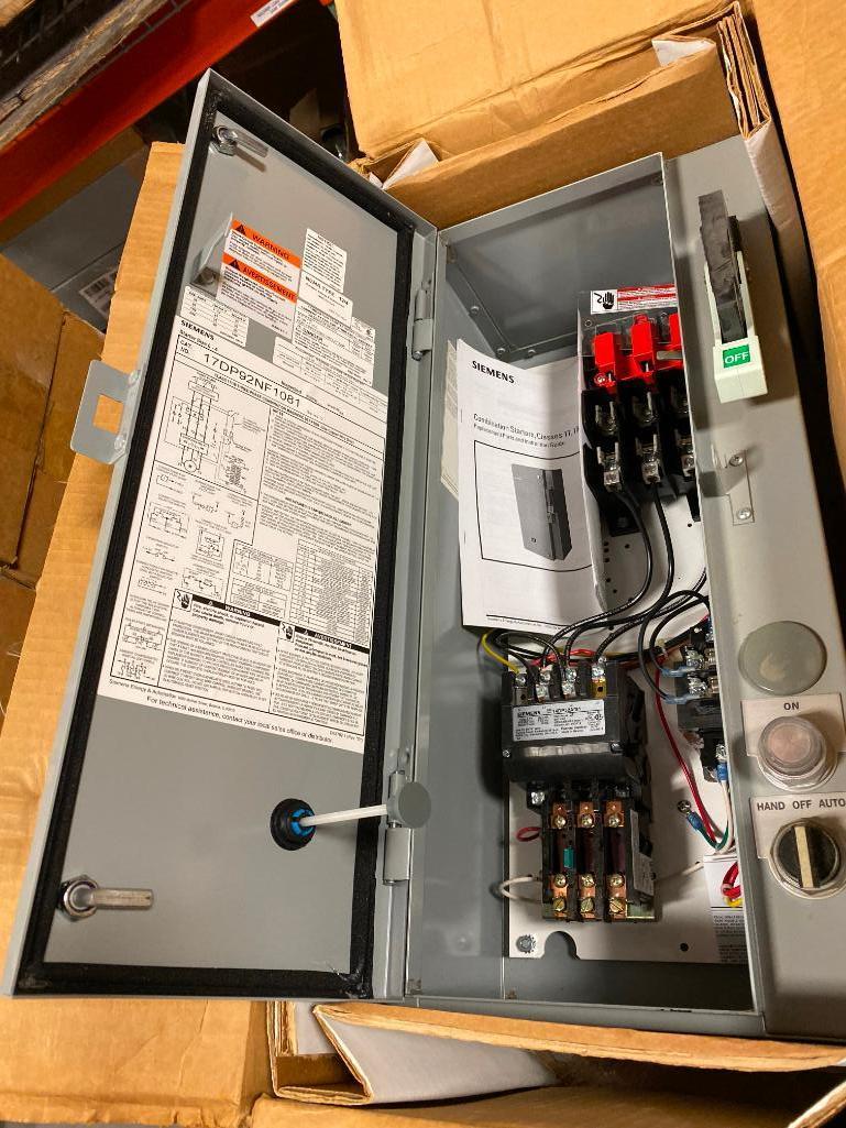Lot of 3, New, Siemens Fusible Combination Starter 17DP92NF1081 3PH 5HP 208V-240V