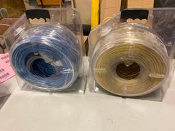 2,000 Ft, Number 12 Solid Wire, Pull Pro by Encore Wire THHN, Yellow, Blue