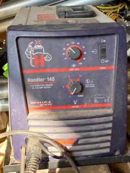 Hobart Handler 140 Wire Feed Welder on Stand, 115v