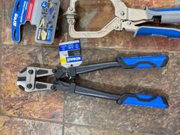 Miscellaneous Tools - Kobalt Wrench, Kreg Wood Clamp (5 altogether)