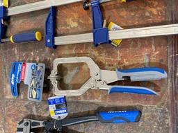 Miscellaneous Tools - Kobalt Wrench, Kreg Wood Clamp (5 altogether)