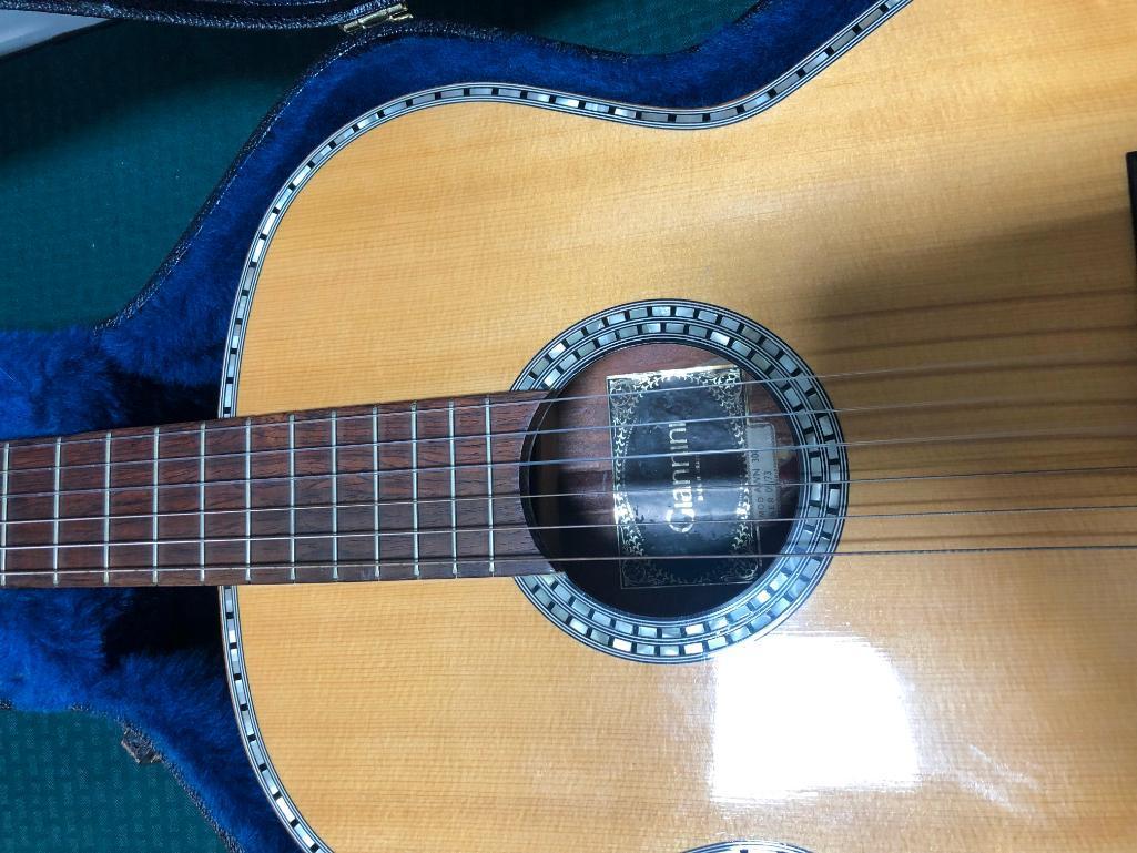 Giannini Guitar, AWN 300 Classical 1973 Handmade Brazil High End in Lay Work