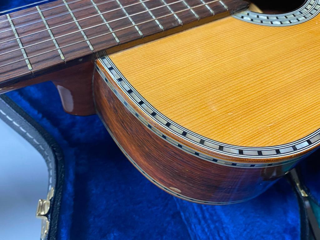 Giannini Guitar, AWN 300 Classical 1973 Handmade Brazil High End in Lay Work