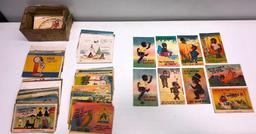 Hugh Lot of Vintage Post Cards Including Black Americana Cards