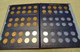 Wheat Cent Folder, 1941-1958, 52+ Coins