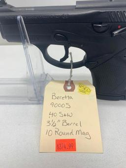 Beretta 9000S .40 S&W 3.5in Barrel, 10rd Mag, Used, SN: 003337