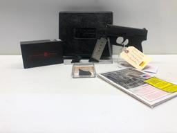 KAHR PM40 .40 S&W 6 Round Mag Crimson Trace Laser w/ Factory Case & 2 (5 & 6) Magazines