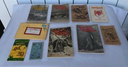 Old Trapping Books and Brochures and Pamphlets