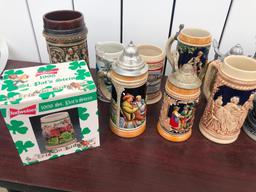 Collection of Beer Steins