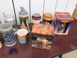 Collection of Beer Steins