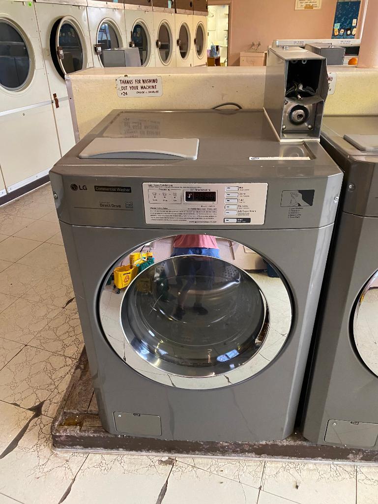 Two: LG Commercial Coin-Operated Front Load Washer Model: GCWP1069QS2 - Fully Automatic