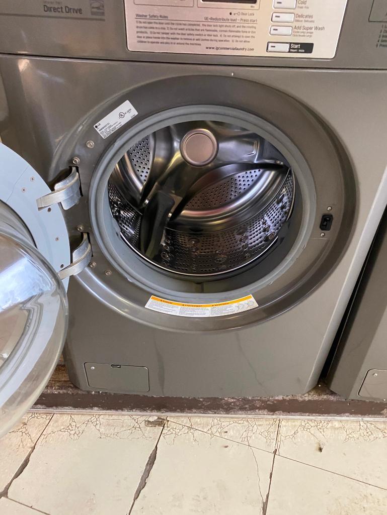 Two: LG Commercial Coin-Operated Front Load Washer Model: GCWP1069QS2 - Fully Automatic