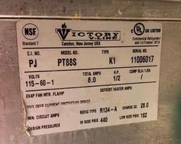 Victory V-Line Model PT88S 3-Door Refrigerated Make Table