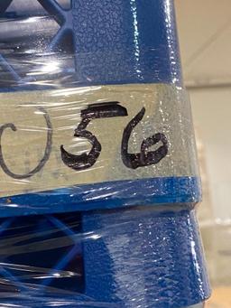 Pallet of 56 Count: RC16-114 - OptiClean 16-Compartment Divided Glass Rack - Carlisle Blue