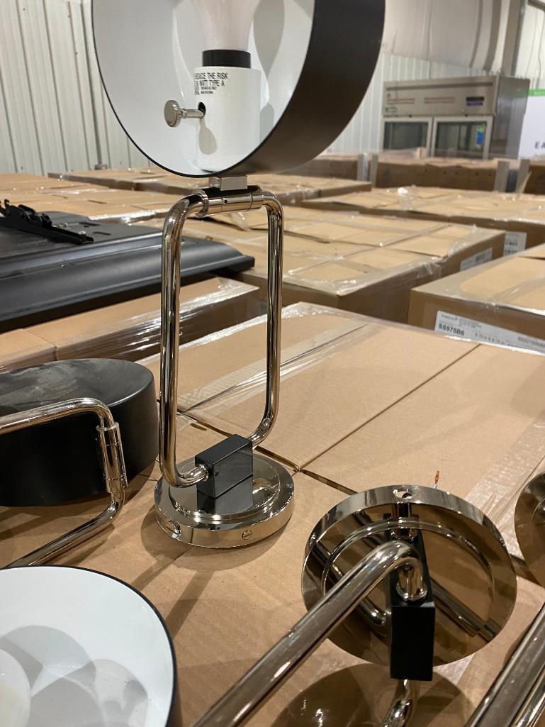 Lot of 7 Wall or Ceiling Mount Adjustable Arm Light Fixtures
