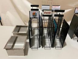Lot of 6 Merchandiser Wire Racks for Protein or Candy Bars Each one is 19in x 6in x 9in