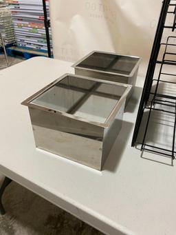 Lot of 6 Merchandiser Wire Racks for Protein or Candy Bars Each one is 19in x 6in x 9in