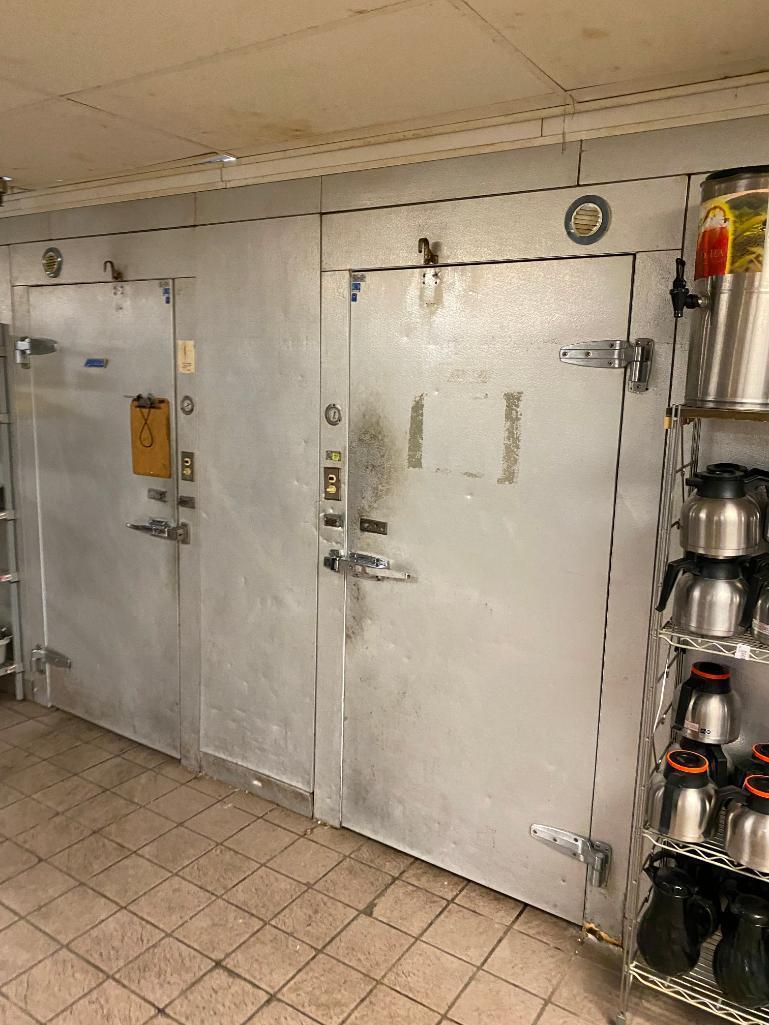 Penn Combination Walk-In Cooler / Freezer, 4-Door, Compressors on Top of Cooler 26FT x 92in x 92in