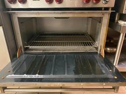 Wolf 6-Burner Gas Range / Oven on HD Casters