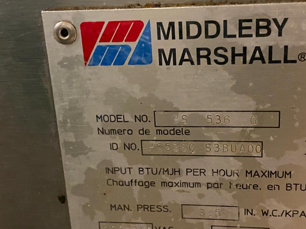 Middleby Marshall Model PS 536 G Direct Gas Fired Conveyor Ovens
