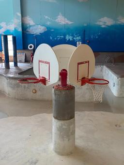 Triple Basketball Hoop Platform