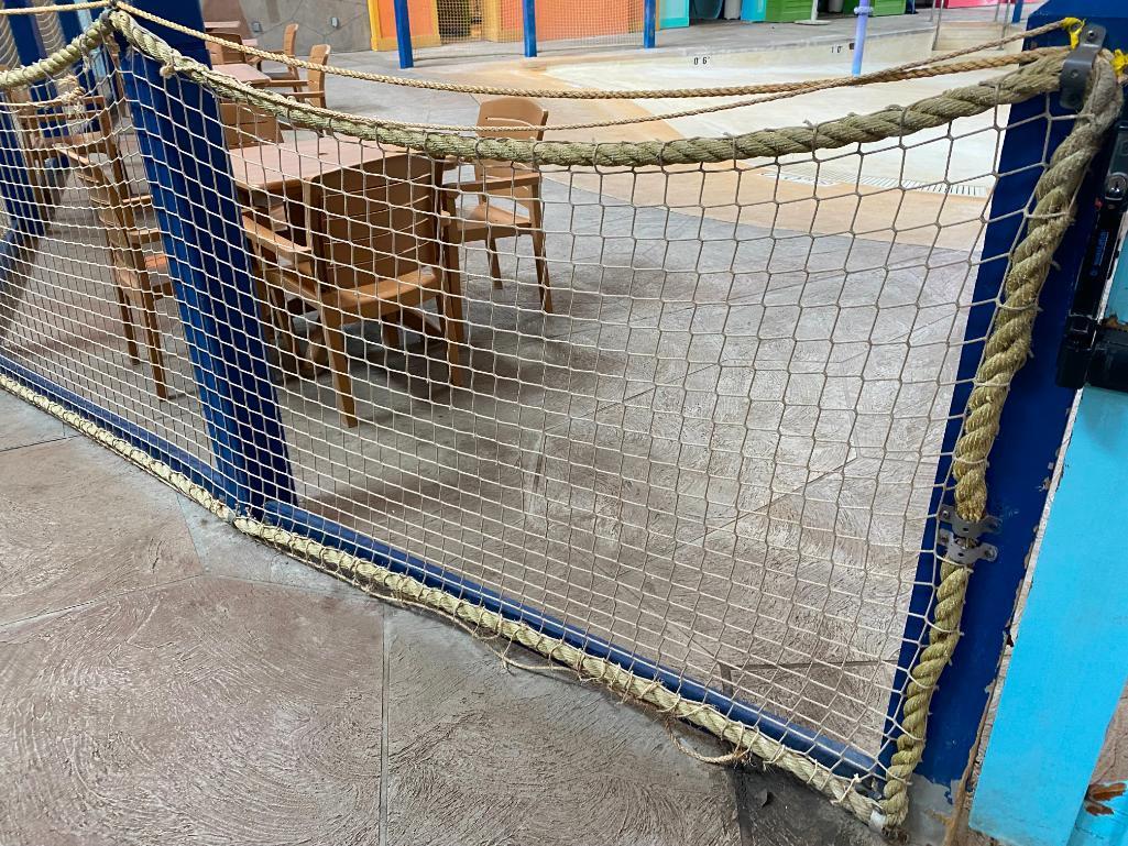 1,000+- Feet of 42in Wide Net w/ Upper and Lower HD Ropes - Used as Fencing and Decoration