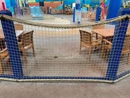 1,000+- Feet of 42in Wide Net w/ Upper and Lower HD Ropes - Used as Fencing and Decoration
