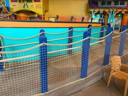1,000+- Feet of 42in Wide Net w/ Upper and Lower HD Ropes - Used as Fencing and Decoration