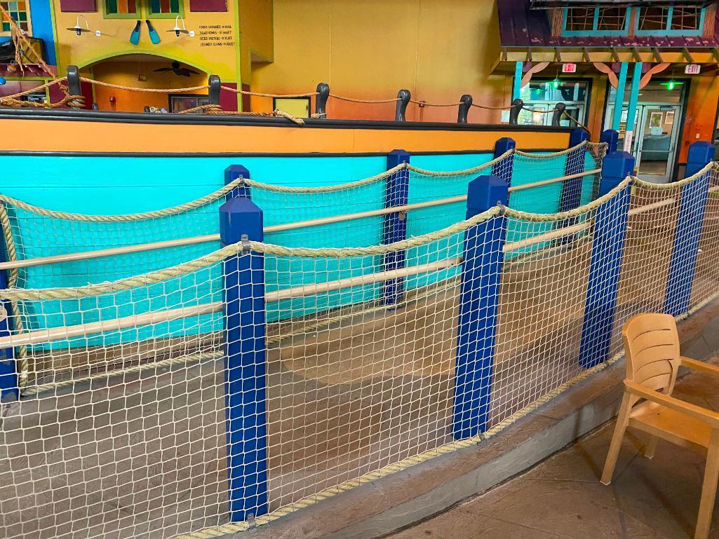 1,000+- Feet of 42in Wide Net w/ Upper and Lower HD Ropes - Used as Fencing and Decoration