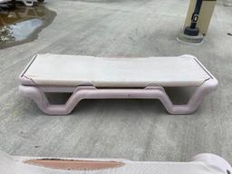 4-Position Poolside Loungers, Fabric May Have Small Tears or Rips