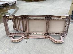 4-Position Poolside Loungers, Fabric May Have Small Tears or Rips