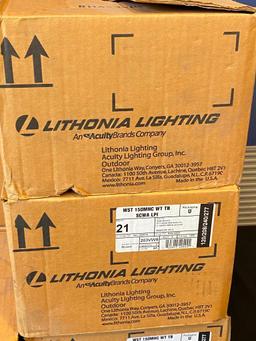 Lot of 6 NEW Lithuania Lighting Architectural Sconce - Exterior Lights, WST 150MHC WT TB SCWA LPI
