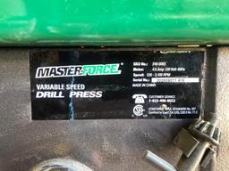 Master-Force Variable Speed Drill Press, No. 240-0065, 4.6 Amp, 120v