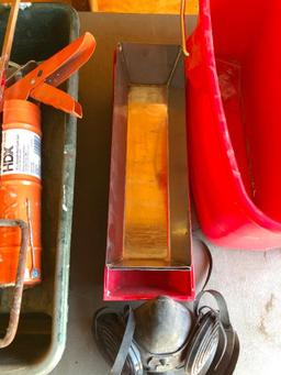Respirator, Caulk, Sealants, Mixing Bit, Bucket, Trowel Tray, Caulk Guns